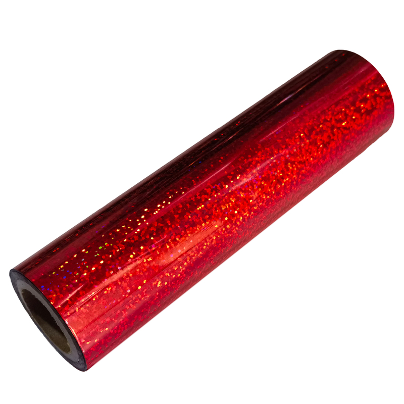 DIY rojo holográfico puntos diseño Deco papel transferencia de calor tóner lámina reactiva por impresora láser 